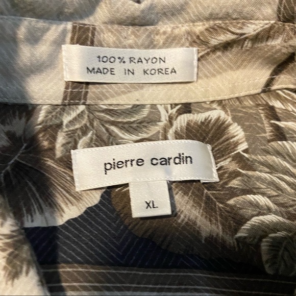 😎 90’s palm tree print dad button-up shirt - Picture 2 of 2